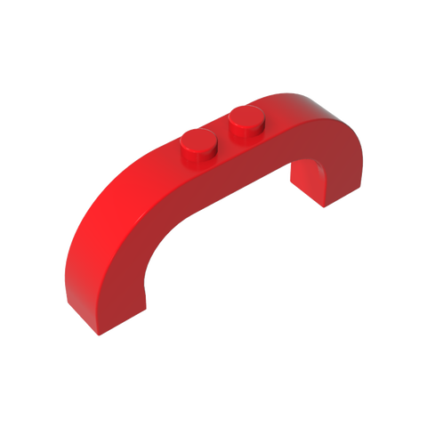 Gobricks,Brick Arch 1 x 6 x 2 Curved Top,6183,24434