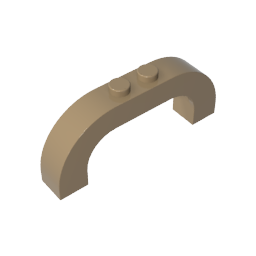 Brick Arch 1 x 6 x 2 Curved Top,6183