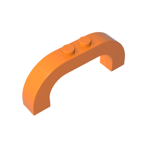 Gobricks,Brick Arch 1 x 6 x 2 Curved Top,6183,24434