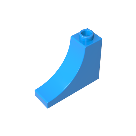 Gobricks,Brick Arch 1 x 3 x 2 Inverted [Inside Bow],18653,gds857
