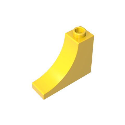 Gobricks,Brick Arch 1 x 3 x 2 Inverted [Inside Bow],18653,gds857