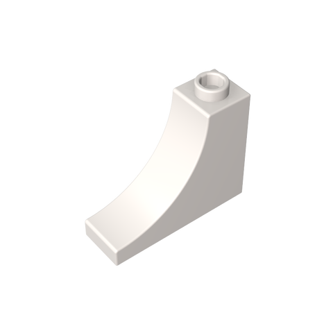 Gobricks,Brick Arch 1 x 3 x 2 Inverted [Inside Bow],18653,gds857