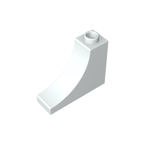 Gobricks,Brick Arch 1 x 3 x 2 Inverted [Inside Bow],18653,gds857