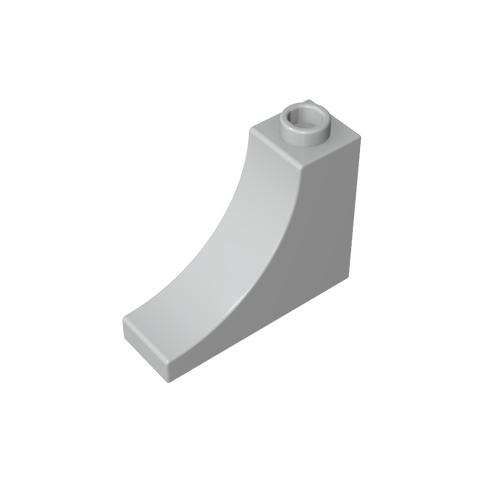 Gobricks,Brick Arch 1 x 3 x 2 Inverted [Inside Bow],18653,gds857