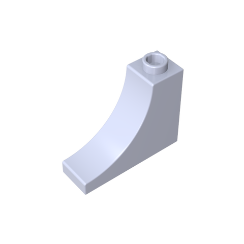 Gobricks,Brick Arch 1 x 3 x 2 Inverted [Inside Bow],18653,gds857
