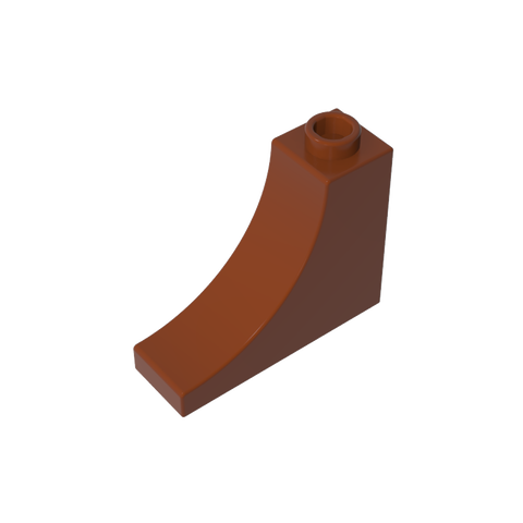 Gobricks,Brick Arch 1 x 3 x 2 Inverted [Inside Bow],18653,gds857