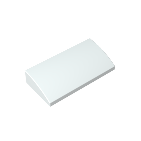 Gobricks,Slope Brick Curved 2 x 4 x 2/3 No Studs, with Bottom Tubes,88930,61068