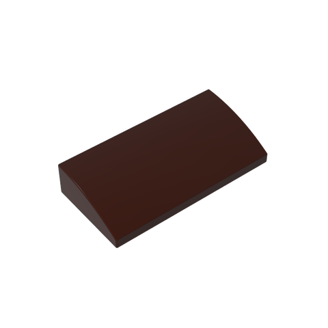Gobricks,Slope Brick Curved 2 x 4 x 2/3 No Studs, with Bottom Tubes,88930,61068