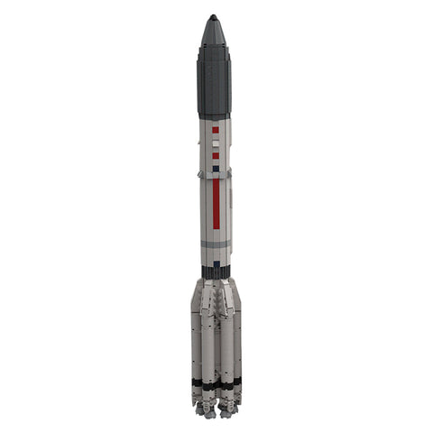 (Gobricks version) 794pcs MOC-39838 Proton M (1:110 Saturn V scale)