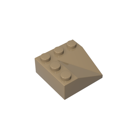 Gobricks,Slope 33° 3 x 3 Double Concave,99301