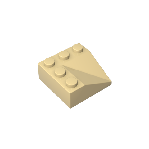 Gobricks,Slope 33° 3 x 3 Double Concave,99301