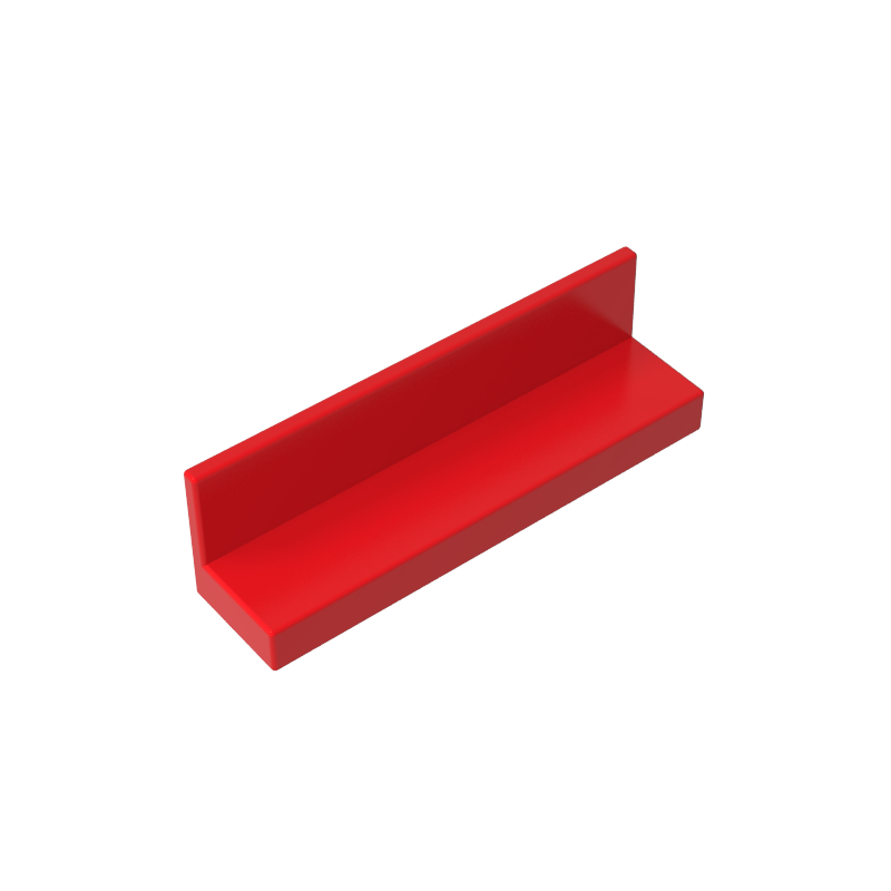 Gobricks,Panel 1 x 4 x 1 with Rounded Corners [Thin Wall],15207,30413,43337,35255