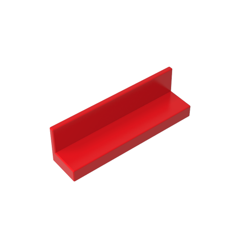 Gobricks,Panel 1 x 4 x 1 with Rounded Corners [Thin Wall],15207,30413,43337,35255