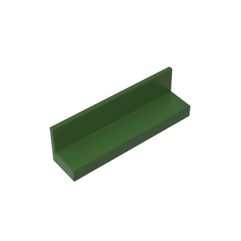 Gobricks,Panel 1 x 4 x 1 with Rounded Corners [Thin Wall],15207,30413,43337,35255