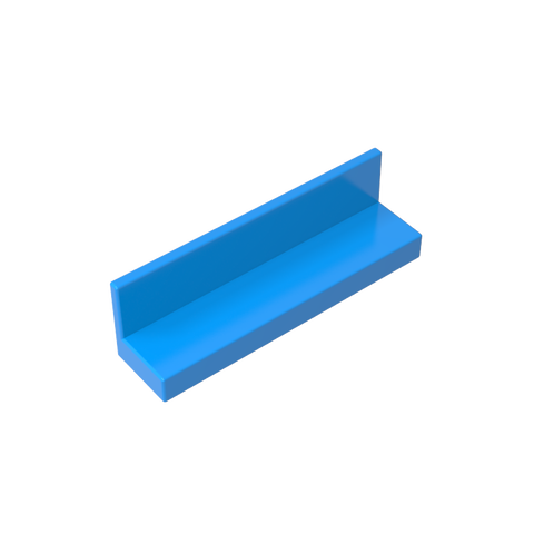 Gobricks,Panel 1 x 4 x 1 with Rounded Corners [Thin Wall],15207,30413,43337,35255
