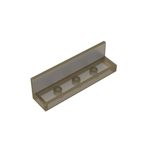 Gobricks,Panel 1 x 4 x 1 with Rounded Corners [Thin Wall],15207,30413,43337,35255
