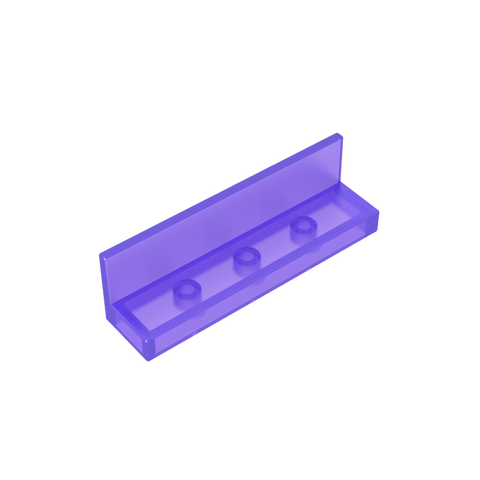 Gobricks,Panel 1 x 4 x 1 with Rounded Corners [Thin Wall],15207,30413,43337,35255