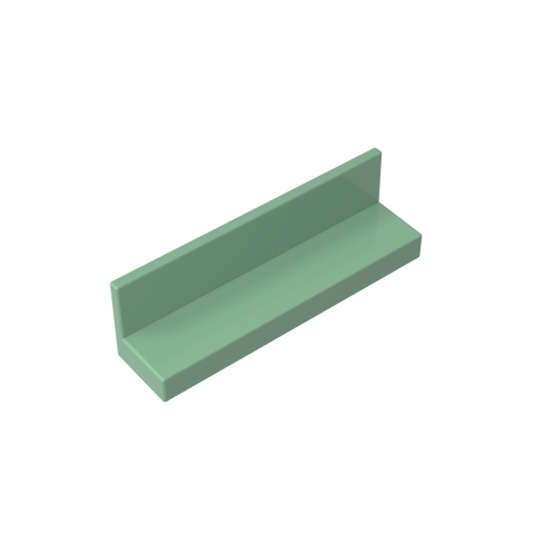 Gobricks,Panel 1 x 4 x 1 with Rounded Corners [Thin Wall],15207,30413,43337,35255