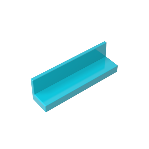 Gobricks,Panel 1 x 4 x 1 with Rounded Corners [Thin Wall],15207,30413,43337,35255