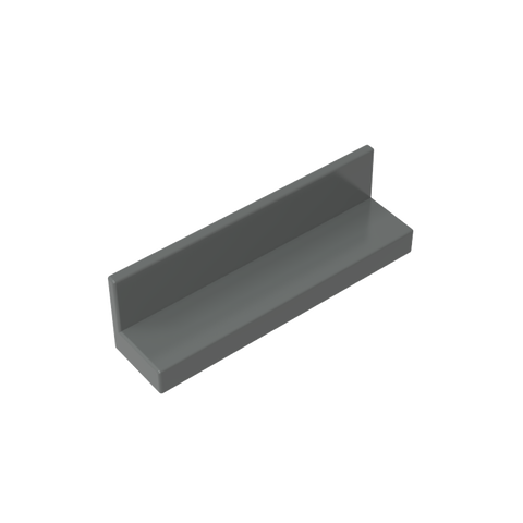 Gobricks,Panel 1 x 4 x 1 with Rounded Corners [Thin Wall],15207,30413,43337,35255