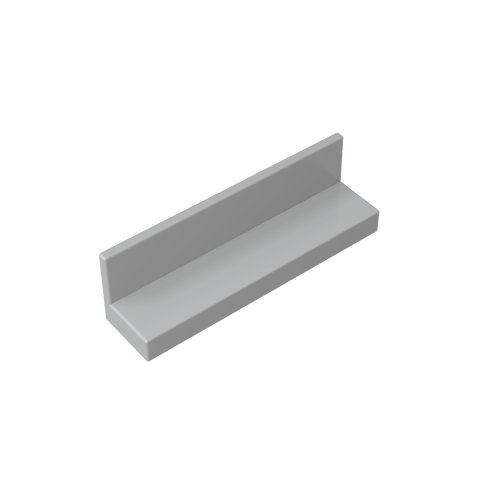 Gobricks,Panel 1 x 4 x 1 with Rounded Corners [Thin Wall],15207,30413,43337,35255