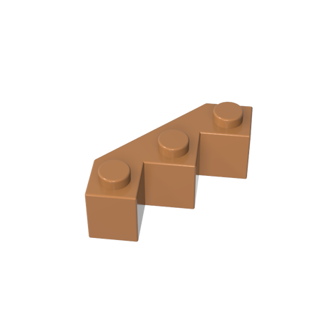 Gobricks,Wedge 3 x 3 Facet,2462