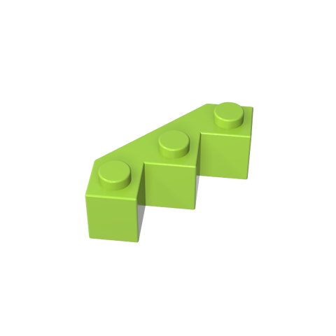 Gobricks,Wedge 3 x 3 Facet,2462