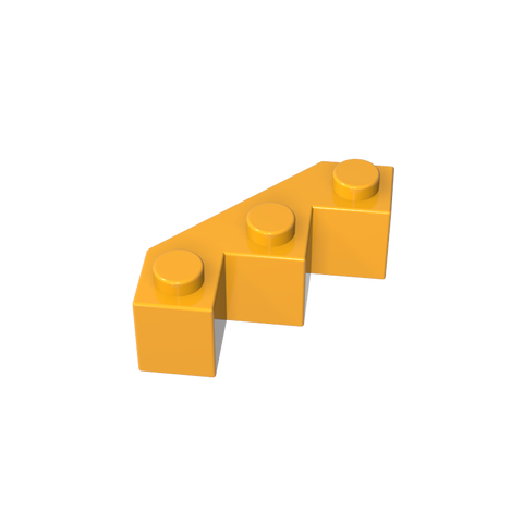 Gobricks,Wedge 3 x 3 Facet,2462