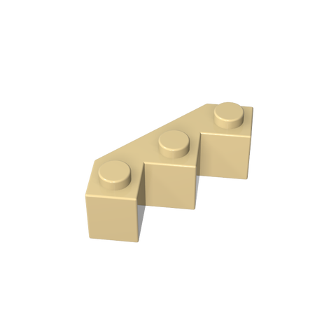 Gobricks,Wedge 3 x 3 Facet,2462