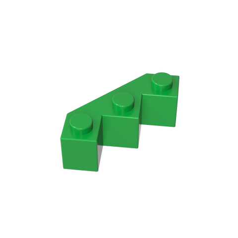 Gobricks,Wedge 3 x 3 Facet,2462
