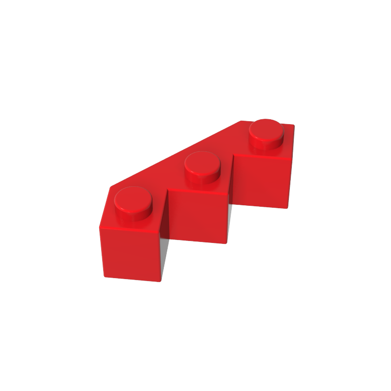 Gobricks,Wedge 3 x 3 Facet,2462