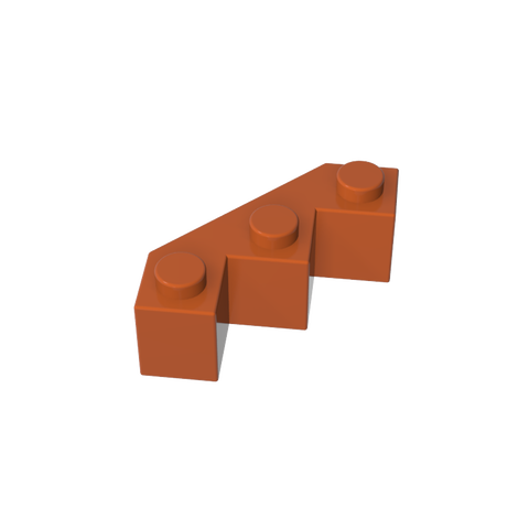 Gobricks,Wedge 3 x 3 Facet,2462