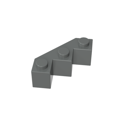 Gobricks,Wedge 3 x 3 Facet,2462