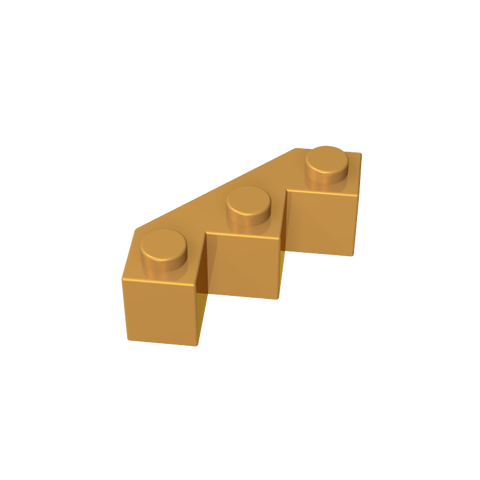 Gobricks,Wedge 3 x 3 Facet,2462