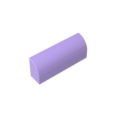 Gobricks,Brick Curved 1 x 4 x 1 1/3 No Studs, Curved Top,6191,10314