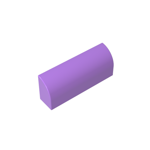 Gobricks,Brick Curved 1 x 4 x 1 1/3 No Studs, Curved Top,6191,10314