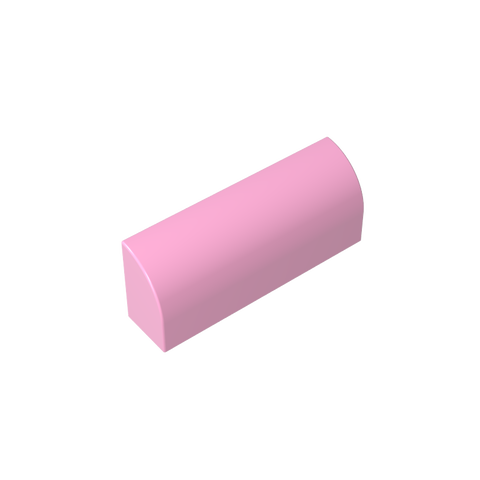 Gobricks,Brick Curved 1 x 4 x 1 1/3 No Studs, Curved Top,6191,10314