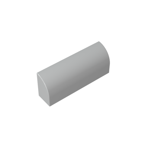 Gobricks,Brick Curved 1 x 4 x 1 1/3 No Studs, Curved Top,6191,10314