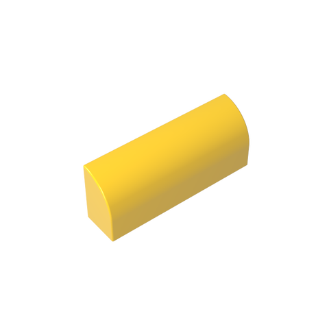 Gobricks,Brick Curved 1 x 4 x 1 1/3 No Studs, Curved Top,6191,10314