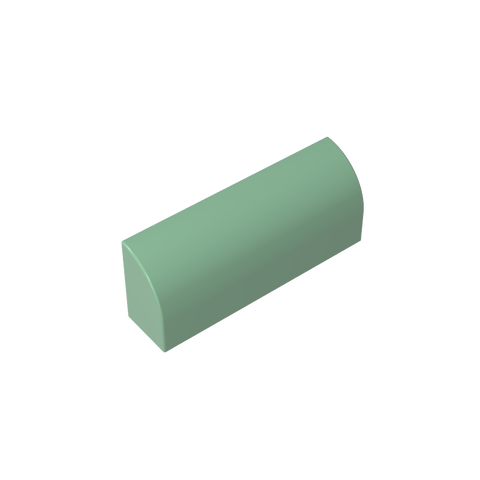 Gobricks,Brick Curved 1 x 4 x 1 1/3 No Studs, Curved Top,6191,10314