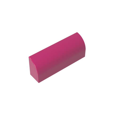 Gobricks,Brick Curved 1 x 4 x 1 1/3 No Studs, Curved Top,6191,10314