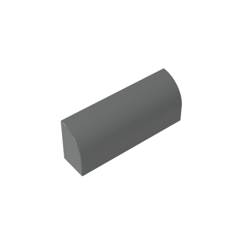 Gobricks,Brick Curved 1 x 4 x 1 1/3 No Studs, Curved Top,6191,10314