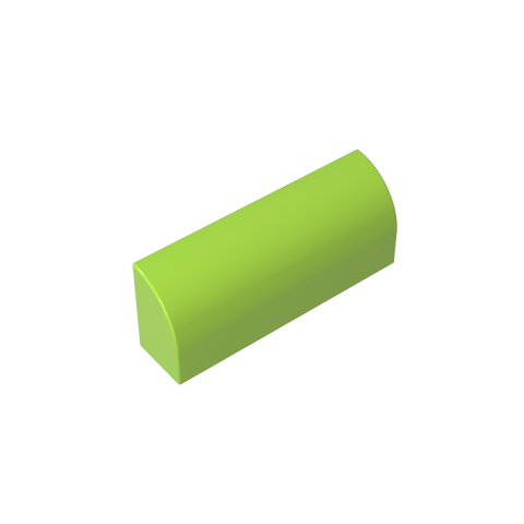 Gobricks,Brick Curved 1 x 4 x 1 1/3 No Studs, Curved Top,6191,10314