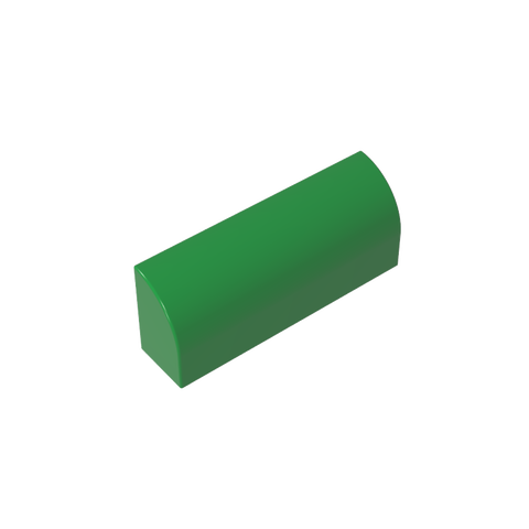 Gobricks,Brick Curved 1 x 4 x 1 1/3 No Studs, Curved Top,6191,10314