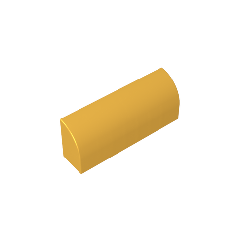 Gobricks,Brick Curved 1 x 4 x 1 1/3 No Studs, Curved Top,6191,10314