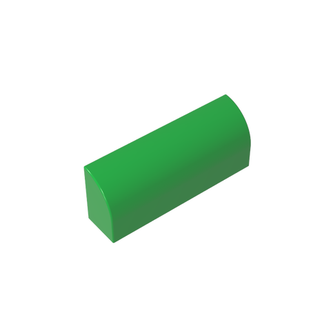 Gobricks,Brick Curved 1 x 4 x 1 1/3 No Studs, Curved Top,6191,10314