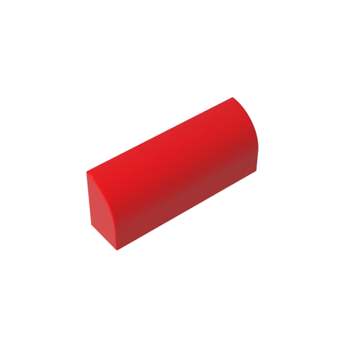Gobricks,Brick Curved 1 x 4 x 1 1/3 No Studs, Curved Top,6191,10314