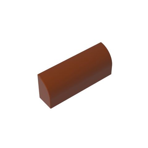 Gobricks,Brick Curved 1 x 4 x 1 1/3 No Studs, Curved Top,6191,10314