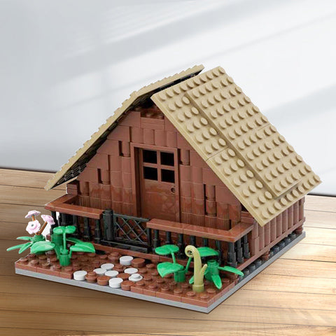 (Gobricks version) 236pcs MOC-146915 Wooden House (without interior)