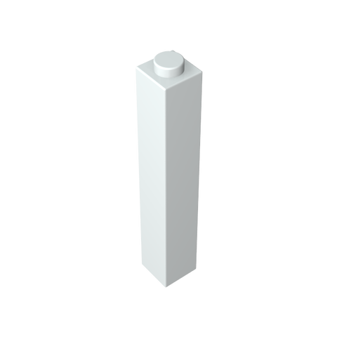 Gobricks,Brick 1 x 1 x 5 with Blocked Open or Hollow Stud,2453,2453a,2453b